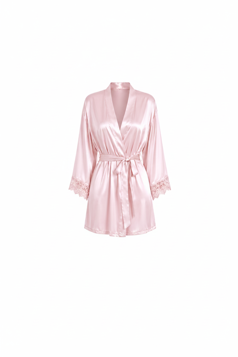 Stella Lace Detail Robe