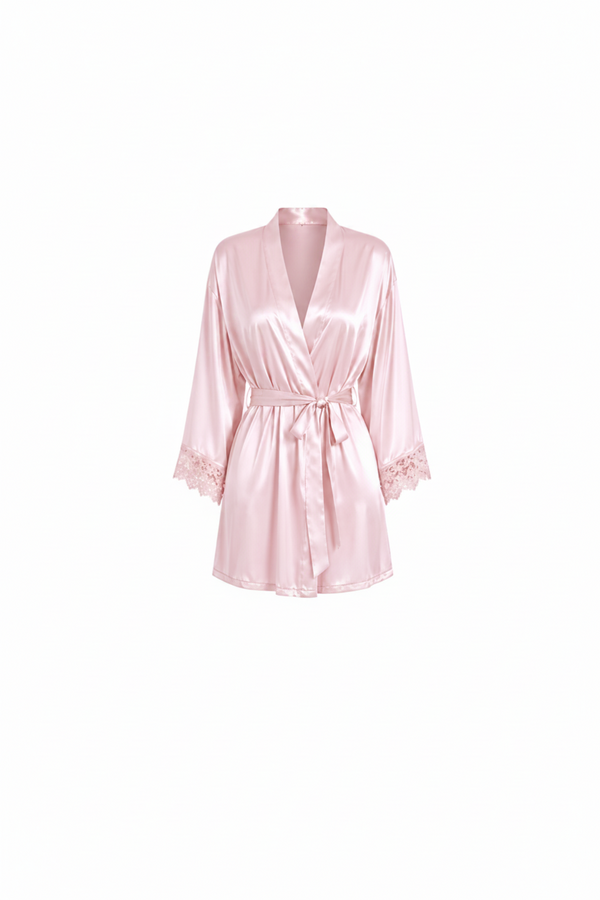 Stella Lace Detail Robe