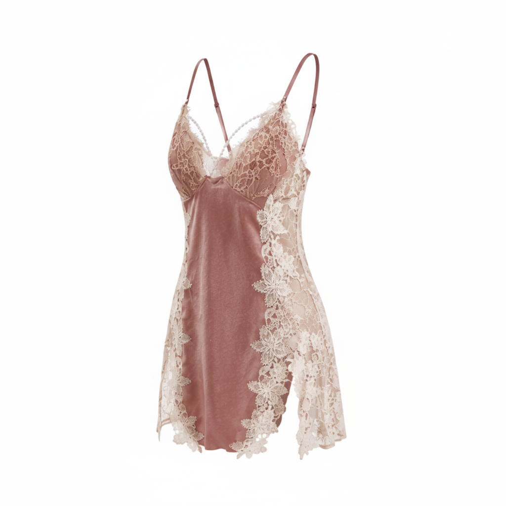 Liliana Pearl Bejewled Slip