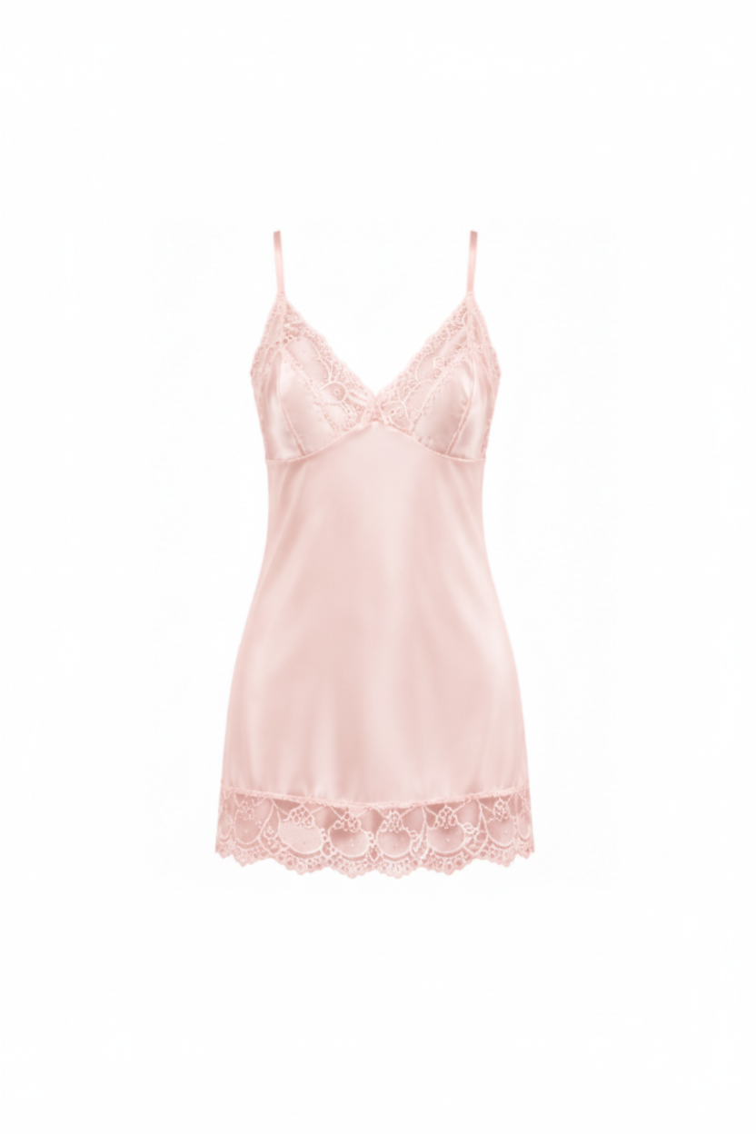 Margaret Lace Detail Slip Dress