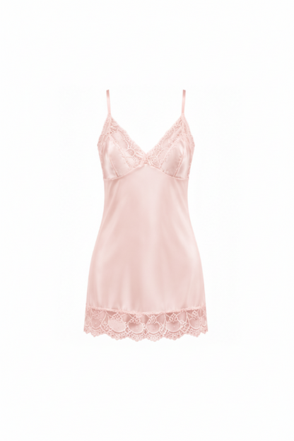 Margaret Lace Detail Slip Dress